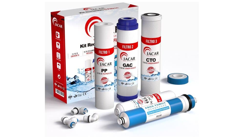 Test av JACARs 5-stegs vattenfilterpaket för omvänd osmos