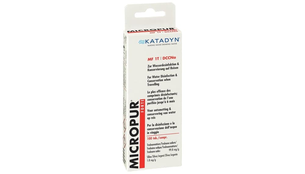 Análisis: Katadyn Micropur Forte MF 1T Tabletas