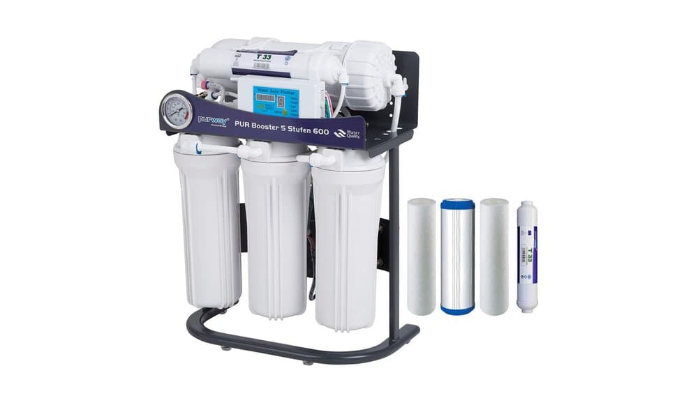 Oczyszczacz wody Purway Pure Booster 600 GPD Test