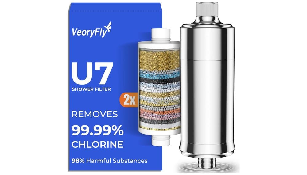 Filtro de Ducha VeoryFly U7 con 2 Cartuchos
